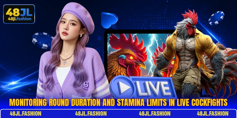 Monitoring round duration and stamina limits in live cockfights Monitoring round duration and stamina limits in live cockfights