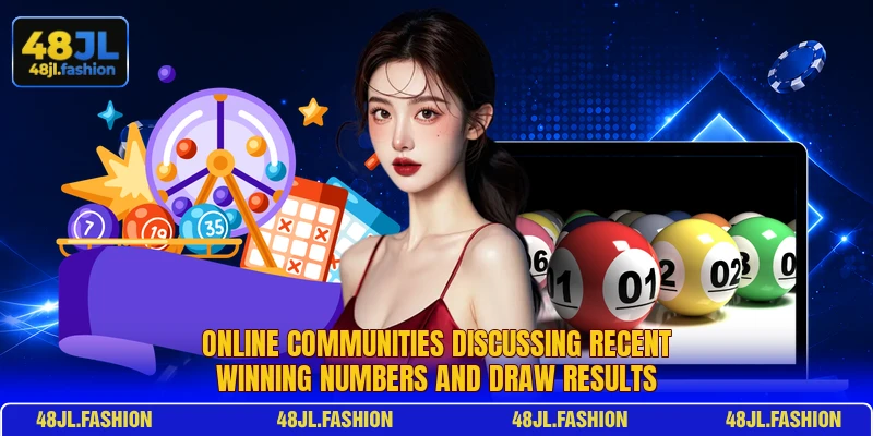 Online communities discussing recent winning numbers and draw results