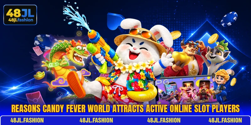 Reasons Candy Fever World attracts active online slot players
