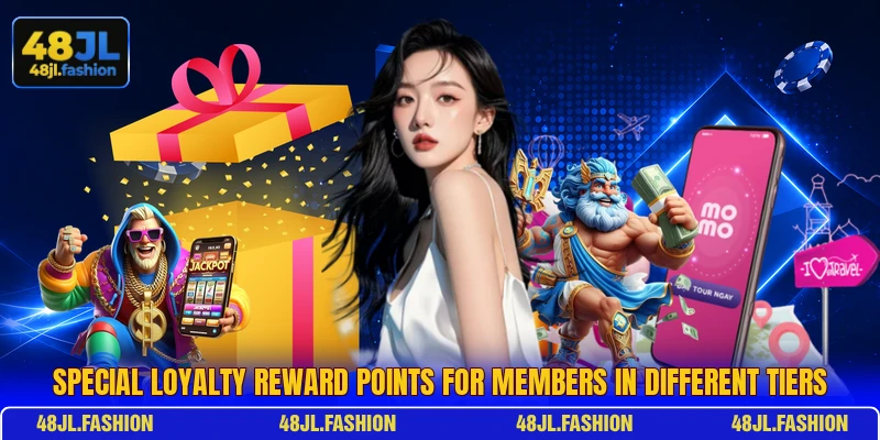 Special loyalty reward points for members in different tiers