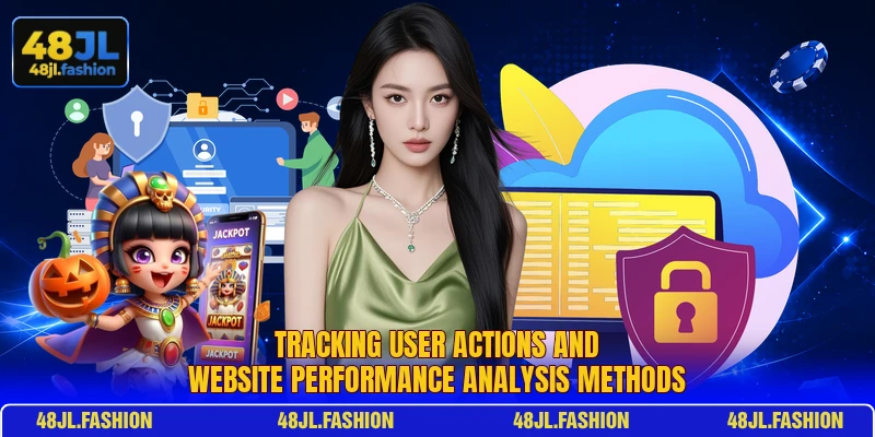 Tracking user actions and website performance analysis methods